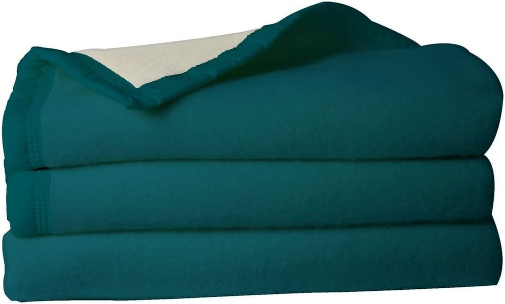 Pătură din lână Toison D'Or Volta Woolmark Wool, 240 cm X 260 cm, dimensiune Peacock, Queen (UK. Standard) Plapumi si pilote Naty Shop Titlu implicit