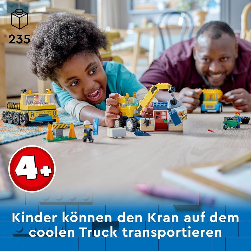 LEGO 60391 City Baufahrzeuge und Abrissbirne, Kran, Bagger, Muldenkipper und Transportfahrzeug, Spielzeug, Lernspielzeug für Kinder ab 4 Jahren. Bausets. Besuchen Sie den LEGO-Store