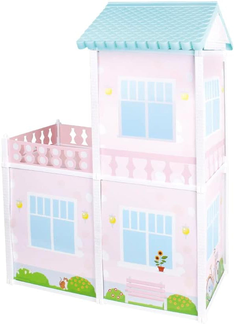 City Life - Villetta cu 3 camere și accesorii Dimensiune Playset asamblat 61 X 40 X 78 Cm Casute de papusi Naty Shop