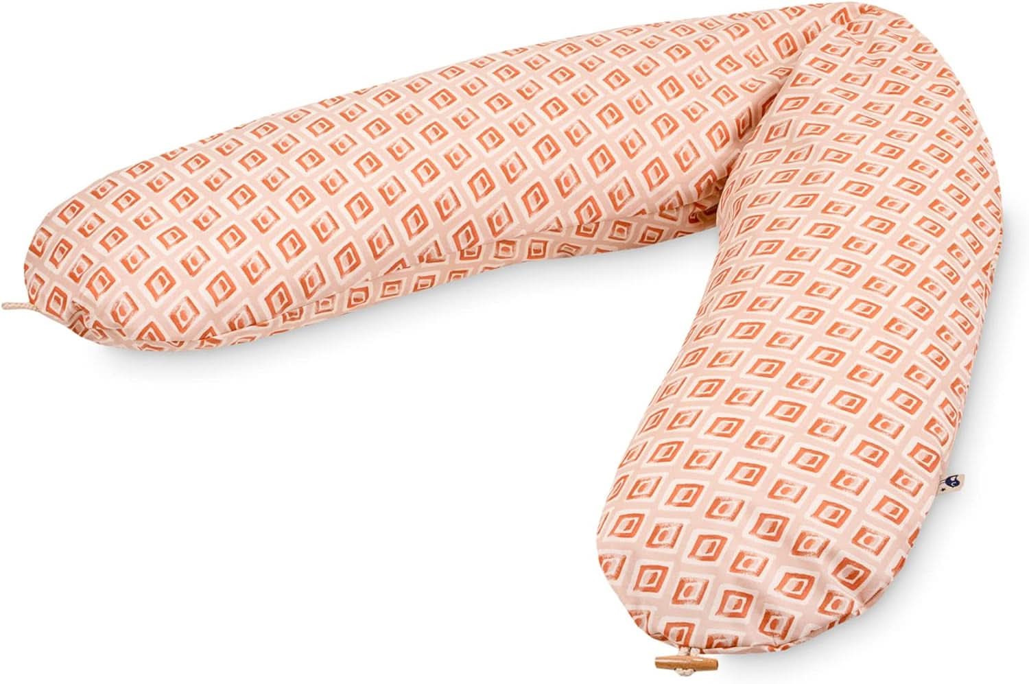 Julius Zöllner Bio-Stillkissen 190 cm, Füllung 42 Liter Eps-Mikroperlen, hergestellt in Deutschland Zubehör Essen und Stillen Baby Naty Shop Raute