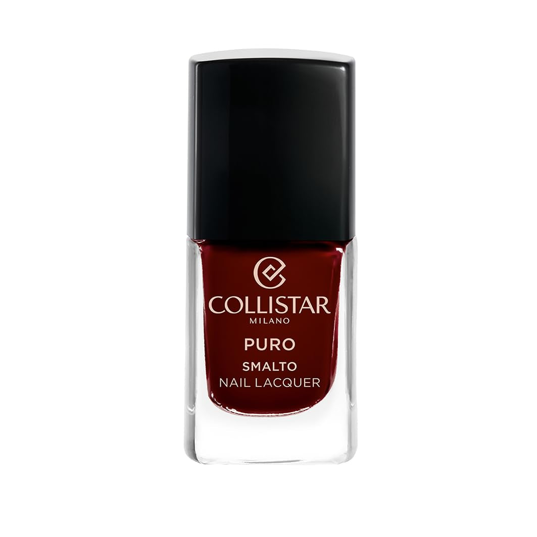 Collistar Puro Nagellack, langlebig mit glänzendem Finish, Nr. 581 Rossonero 10 ml