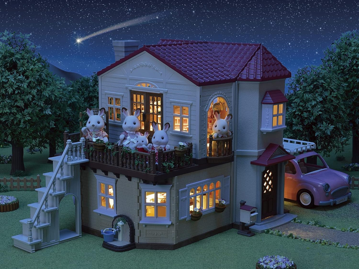 Sylvanian Families 5716 Casă de oraș cu cameră la mansardă