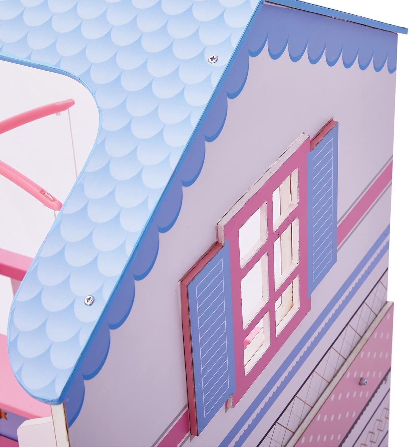 Olivia'S Little World Teamson Kids 18 Zoll Babypuppen Holzpuppenhaus Doppelseitiges Kinderzimmer TD-11460W Puppenhäuser Naty Shop