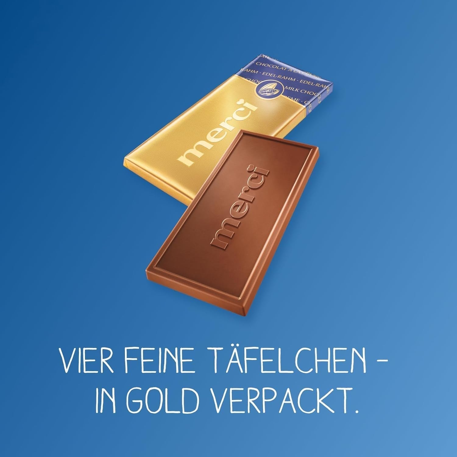 Merci Feincreme-Schokoriegel, 100 Gramm Naty Shop Chocolates