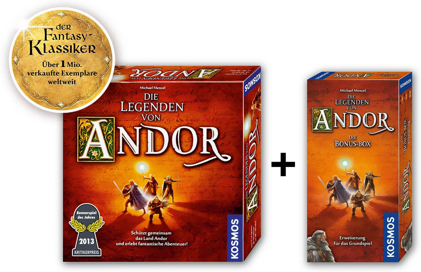 Kosmos 684358 Andor – Bonus Box, eine abwechslungsreiche Erweiterung zum Fantasy-Klassiker Legends of Andor, ab 10 Jahren