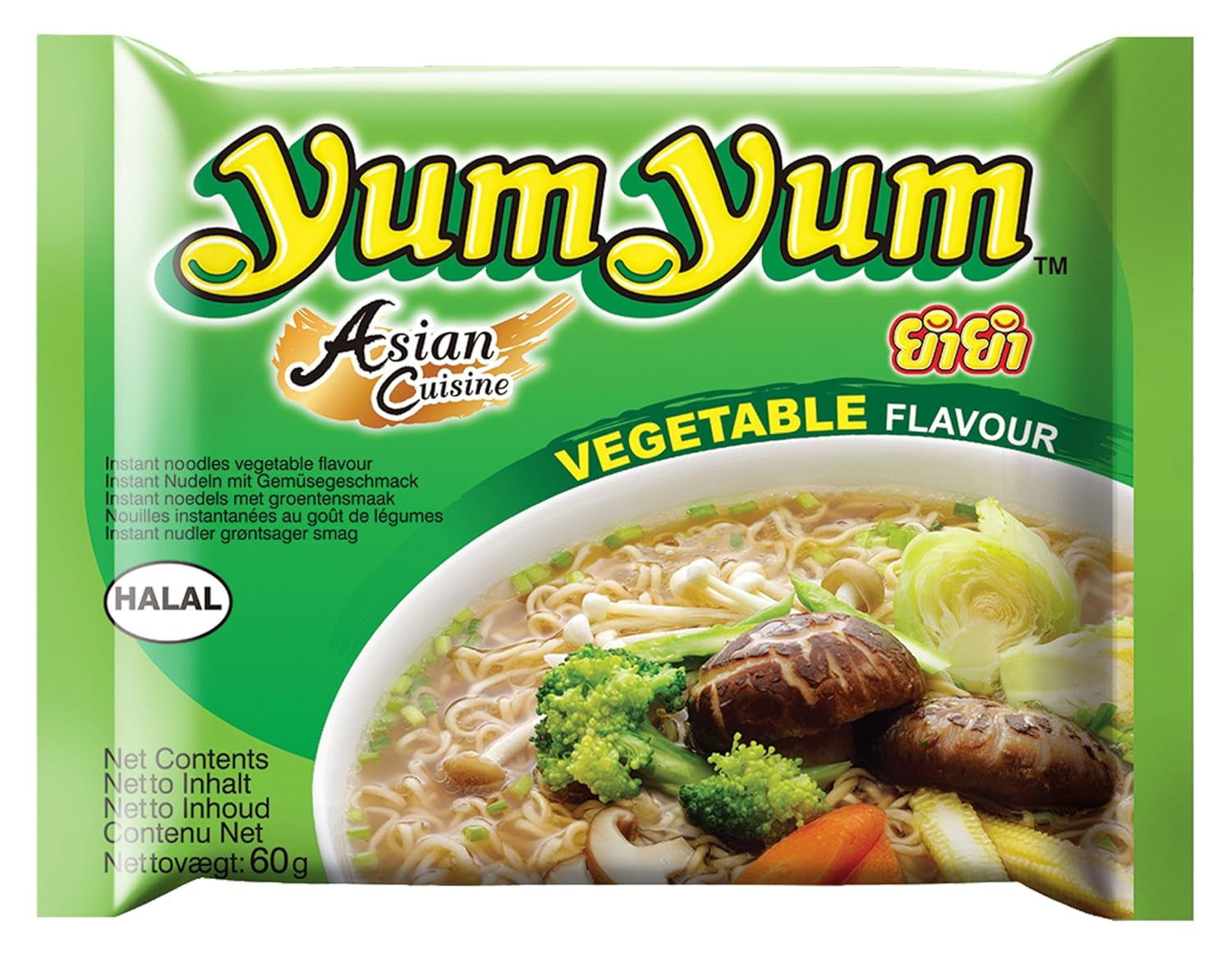 Yum Yum Instantnudeln mit Gemüse, 60g