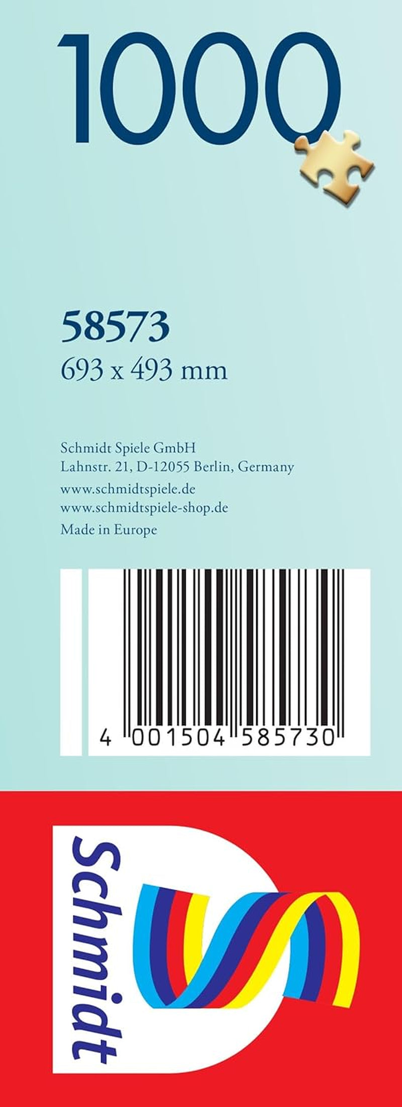 Schmidt Spiele 58573 Jeff Haynie, Mit Dem Wohnwagen Am Meer, Puzzle 1000 Teile Puzzle Naty Shop