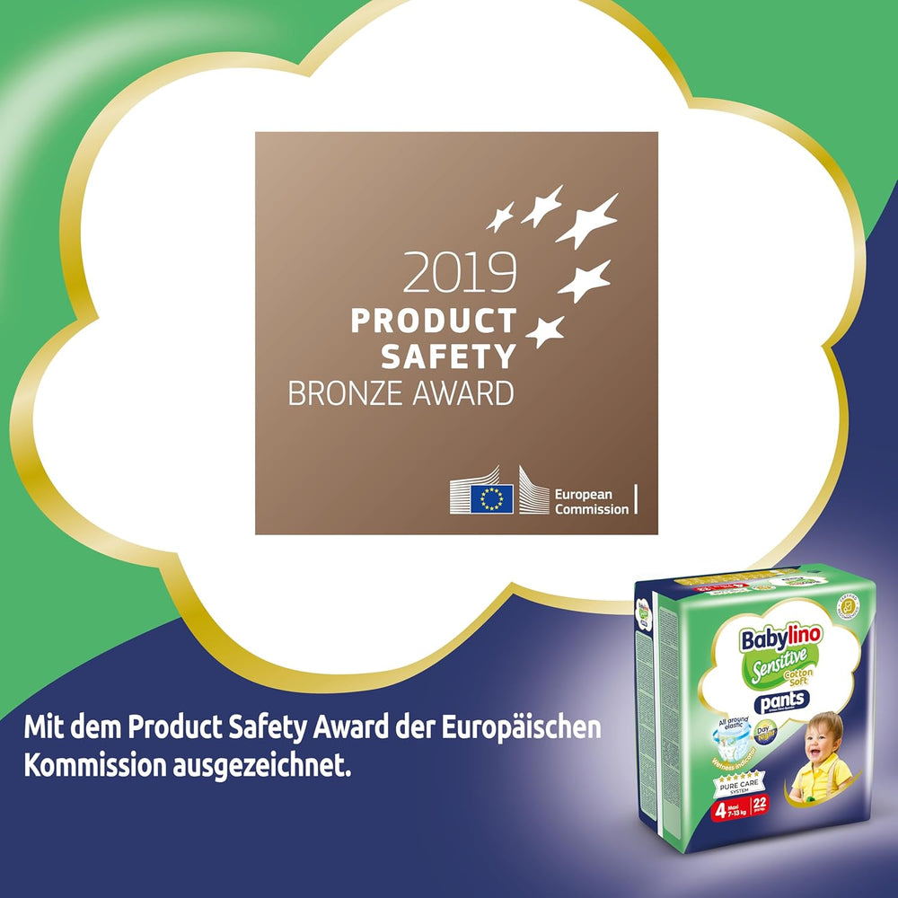 Windeln Sensitive Cotton Soft, Größe 4, Pants Maxi (7-13 kg), 22 Stück