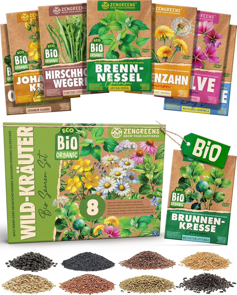 Bio-Tomatensamen im 10er-Set – 10 Tomatensamen für den einfachen Anbau im Garten, Balkon oder Hochbeet – Pflanzensamen – Setzlinge