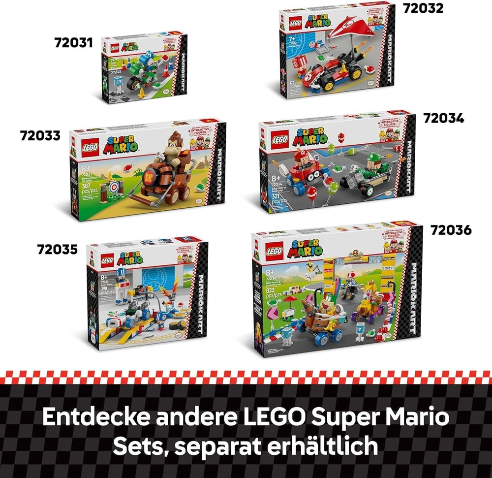 LEGO Super Mario: Mario Kart – Standard-Kart, Nintendo-Kollektion, Geschenk für Kinder, ermöglicht Jungen, Mädchen und Spielern ab 7 Jahren das eigenständige Spielen, Abenteuerspielzeug mit Krötenfigur 72032 Bausätze Besuchen Sie den LEGO-Store
