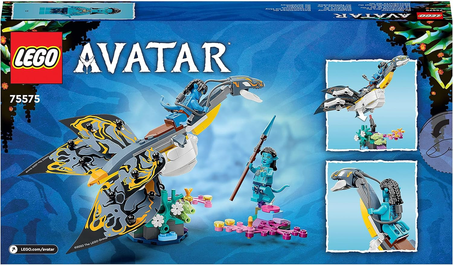 LEGO Avatar Die Entdeckung von Ilu Wasserweg-Bauspielzeug mit Unterwasserfigur Pandora-Sammlungsset für Kinder und Filmfans ab 8 Jahren 75575 Bausets Besuchen Sie den LEGO-Store