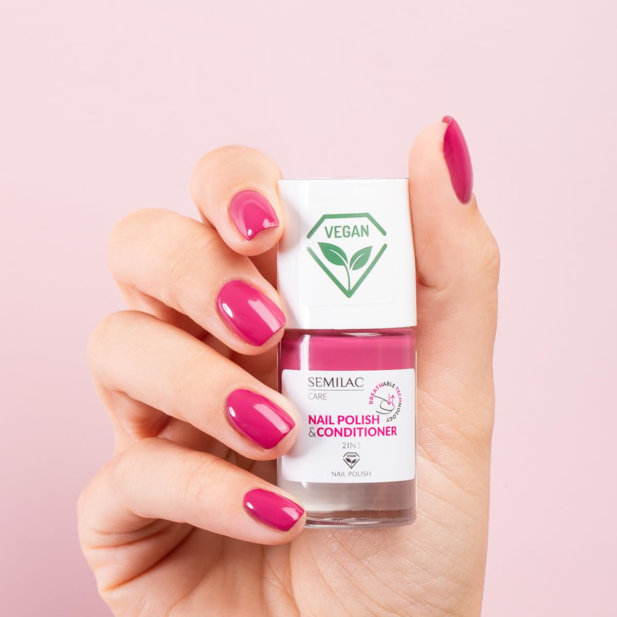 Semilac 030 Klassischer Nagellack Semilac mit Conditioner 2 in 1 ATMUNGSAKTIVE TECHNOLOGIE 7 ml