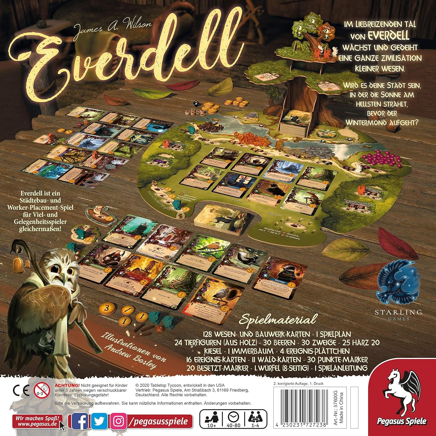 Pegasus Spiele 57600G - Everdell (Deutsche Ausgabe)