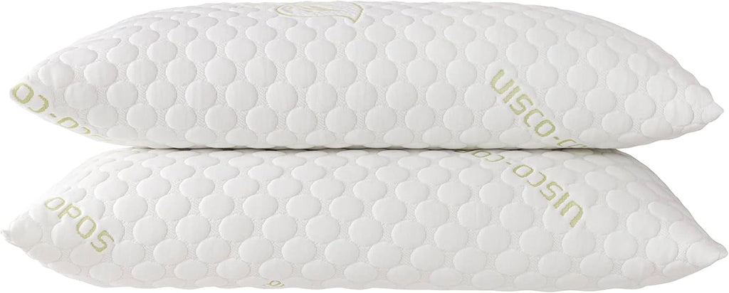 Todocama Pernă, viscoelastică, pachet de fulgi 2 X 75 cm alb Perne standard Naty Shop