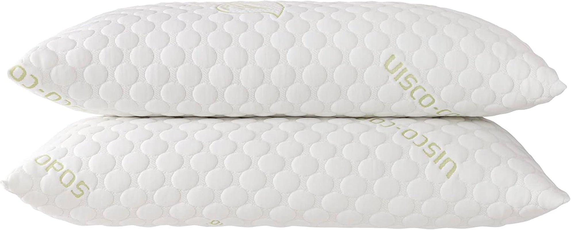 Todocama Pernă, viscoelastică, pachet de fulgi 2 X 75 cm alb Perne standard Naty Shop