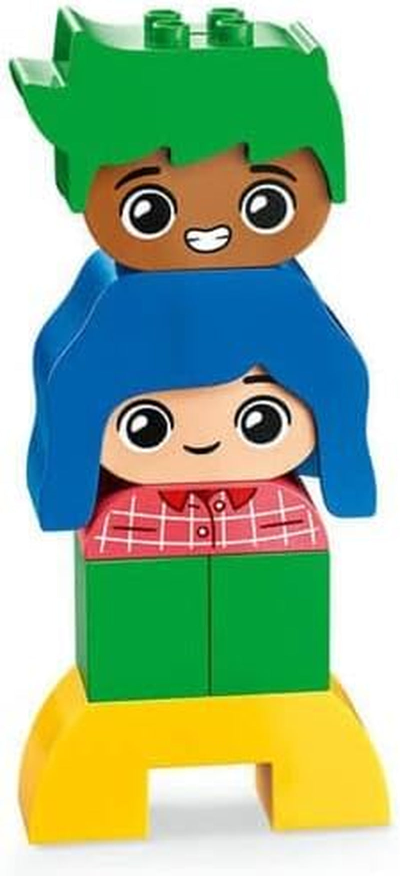 LEGO DUPLO Big Feelings, Bau-Stapelspiel mit 23 bunten Steinen und 4 Figuren, Motorikspielzeug zur Förderung der sozialen und emotionalen Entwicklung kleiner Kinder ab 18 Monaten 10415 Bausets Beuche den LEGO-Store