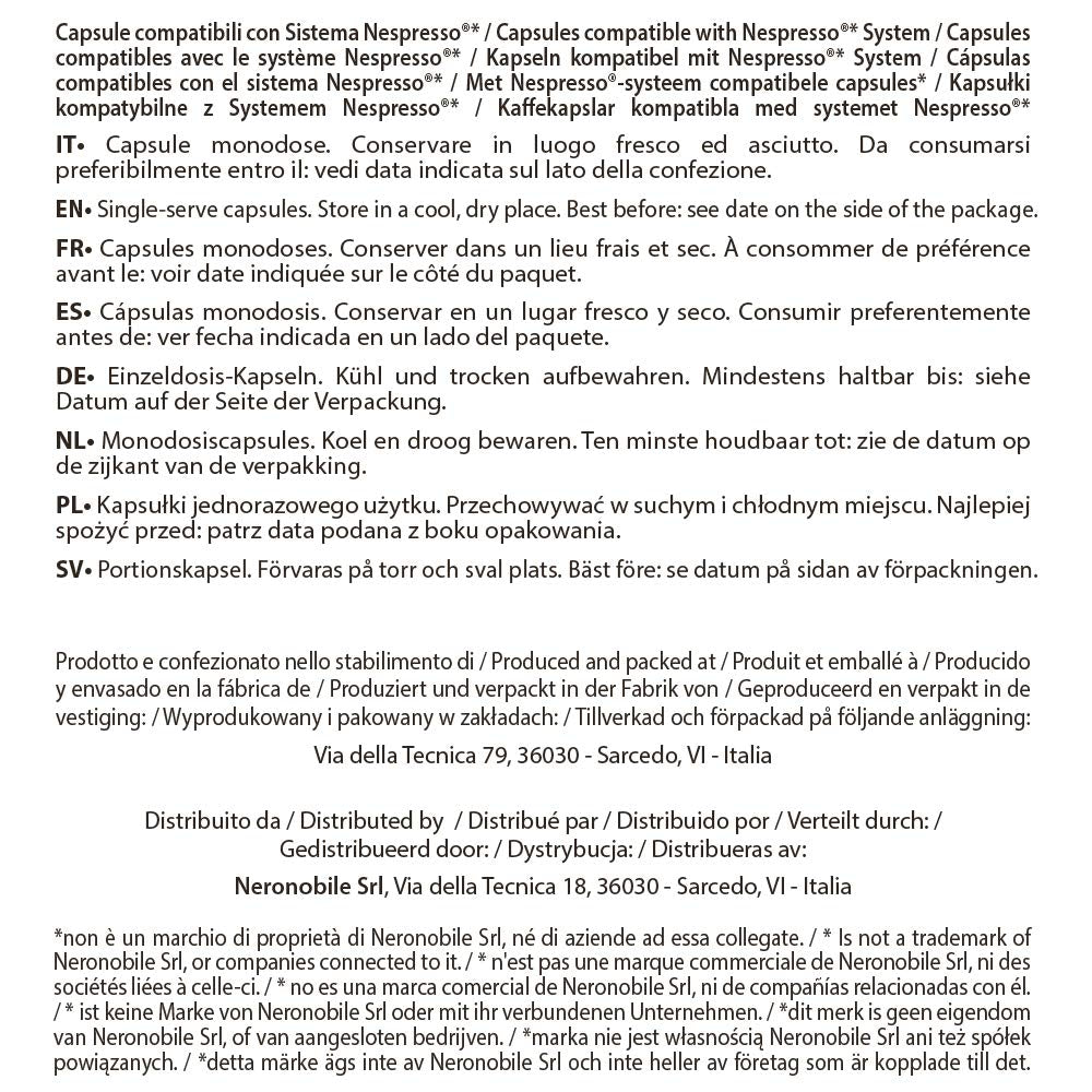 - Zitronentee - Kapselmaschinen - ausschließlich kompatibel mit NESPRESSO - 40 caps