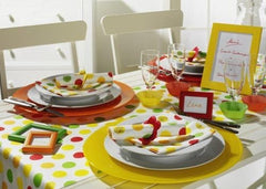 Papstar 11374 Șervețele 1-carton 10 X 20 bucăți, 3 straturi, 1/4-fold, 33 X 33 cm "Bile"