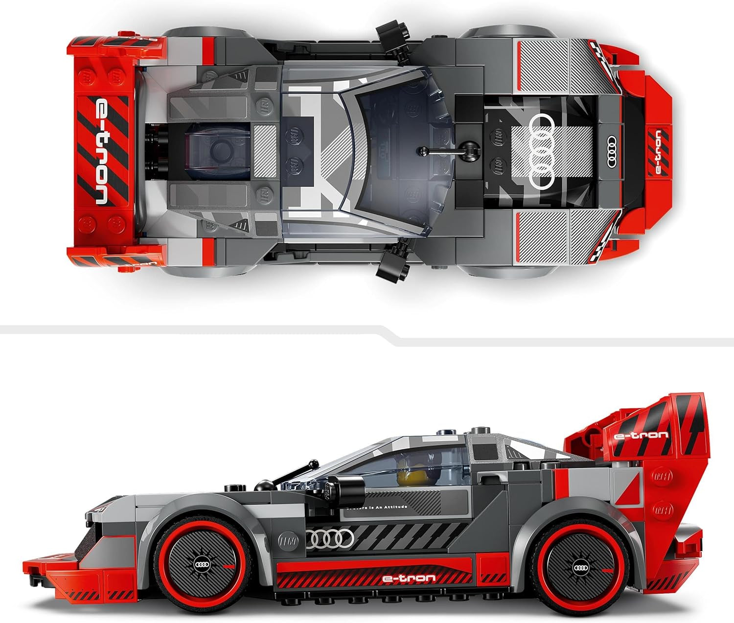 LEGO Speed Champions Audi S1 E-Tron Quattro Rennwagen-Set mit Autospielzeug zum Bauen, Spielen und Ausstellen, Automodell für Kinder, Geschenk für 9-jährige Jungen und Mädchen 76921 Bausets Besuchen Sie den LEGO-Store
