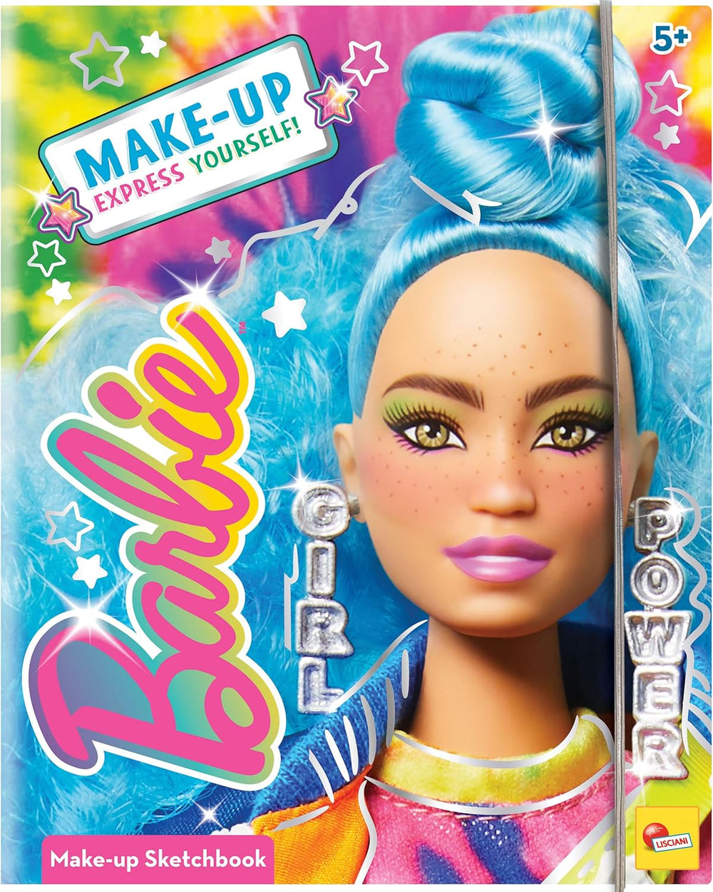 Lisciani – BARBIE – Skizzenbuch Set Wir Glänzen – Modestudio – Models zum Anziehen – Kreatives Spiel – Supermodische Kleidung – Farbmarker – Für Mädchen ab 4 Jahren