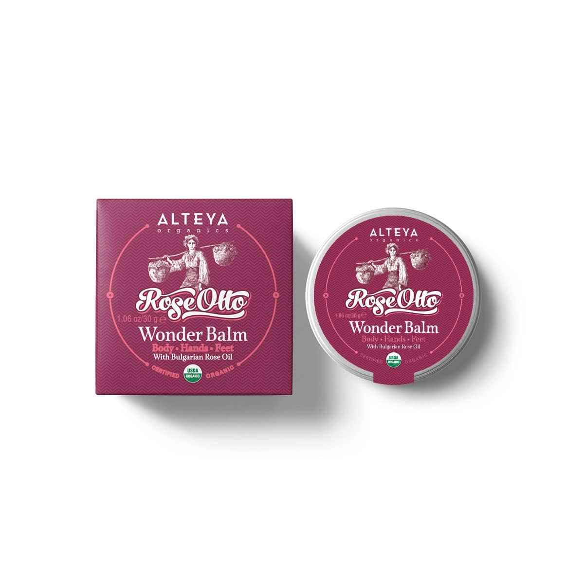 Alteya Bio-Wunderbalsam Rose 30 g Kosmetik und Schönheit Naty Shop