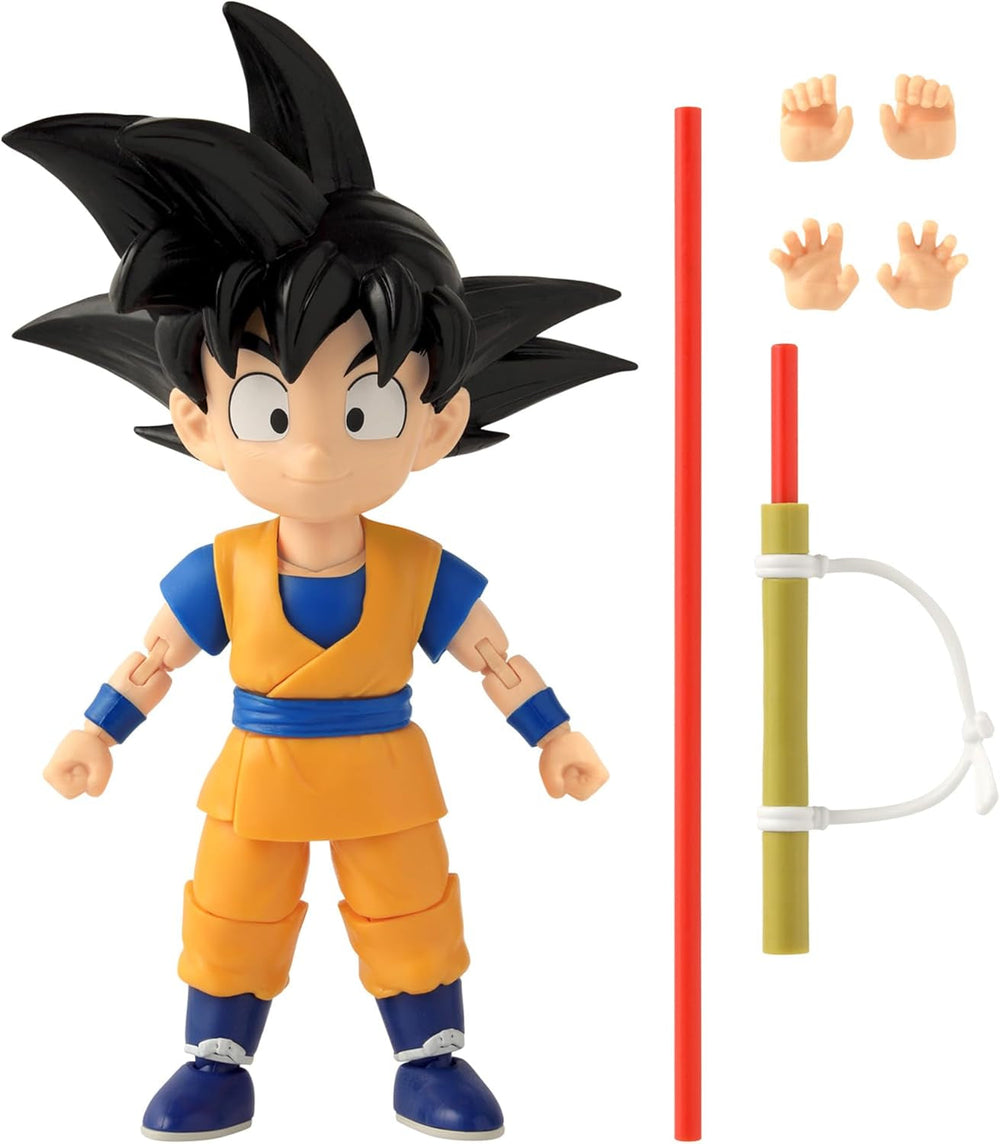 BANDAI - Dragon Ball Daima Kid Goku - Dragon Star Figur 17 cm - Kid Goku Figur mit Zubehör - Offizielle Dragon Ball Lizenz - Bewegliche Mini Goku Figur - Spielzeug ab 4 Jahren - 40735 Actionfiguren Naty Shop