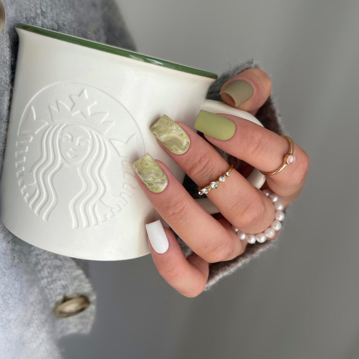 Nagellack Semilac UV 659 Matcha Latte 7 ml