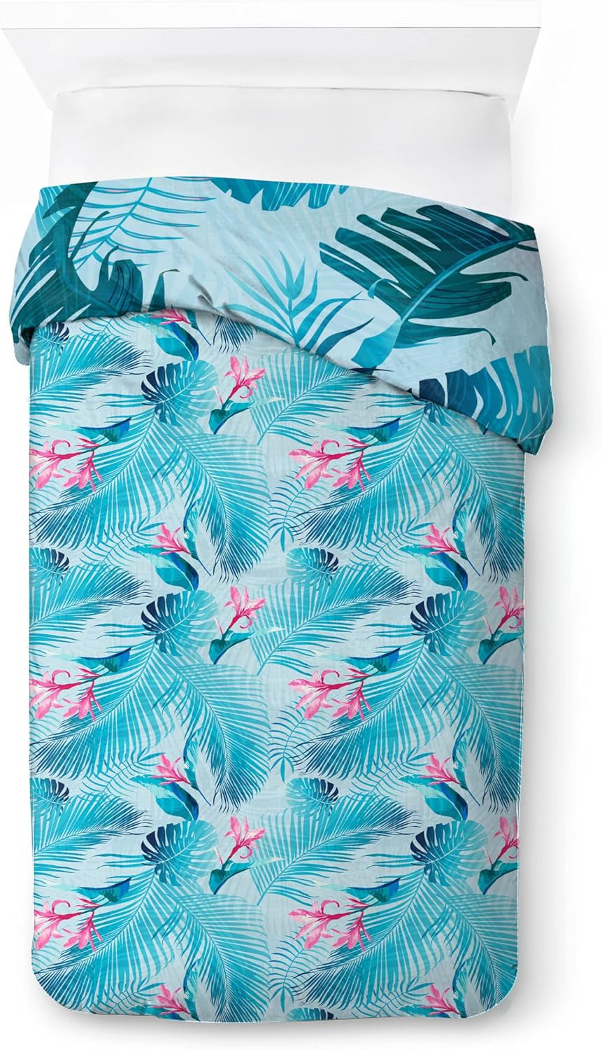 Set de lenjerie de pat pentru copii Lilo And Stitch Floral Lenjerie de pat - copii Naty Shop