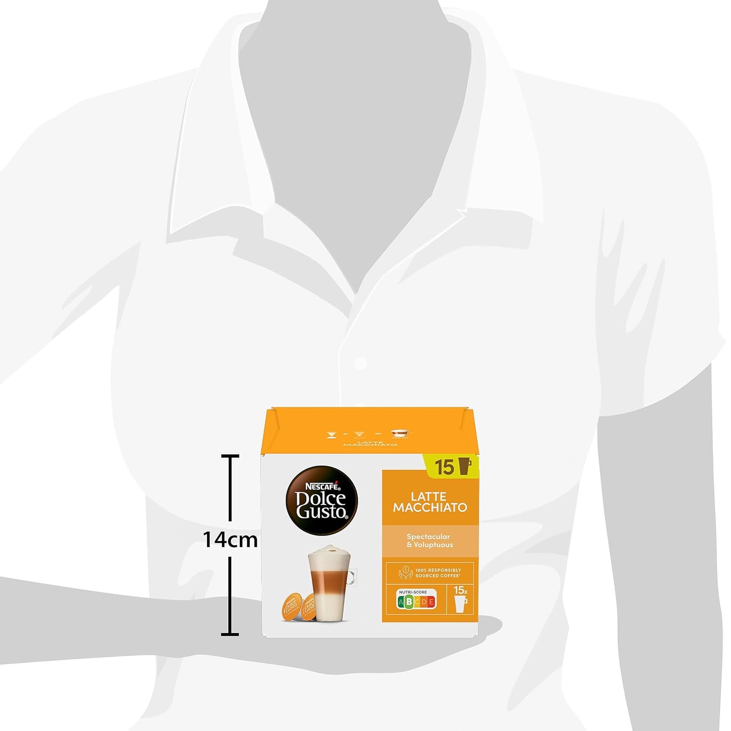 NESCAFÉ DOLCE GUSTO Latte Macchiato Kaffeekapseln 3er Vorratspack (3 x 30 Kapseln)