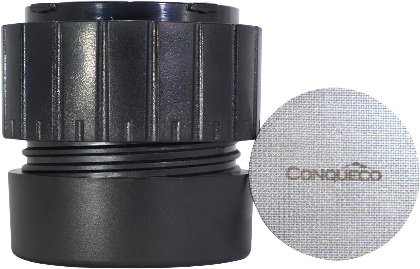 Espressor auto CONQUECO 12V: Espressor portabil cu baterie pentru camping și călătorii - Încălzire rapidă în 2,5 minute - 8 cești de espresso cu o singură încărcare