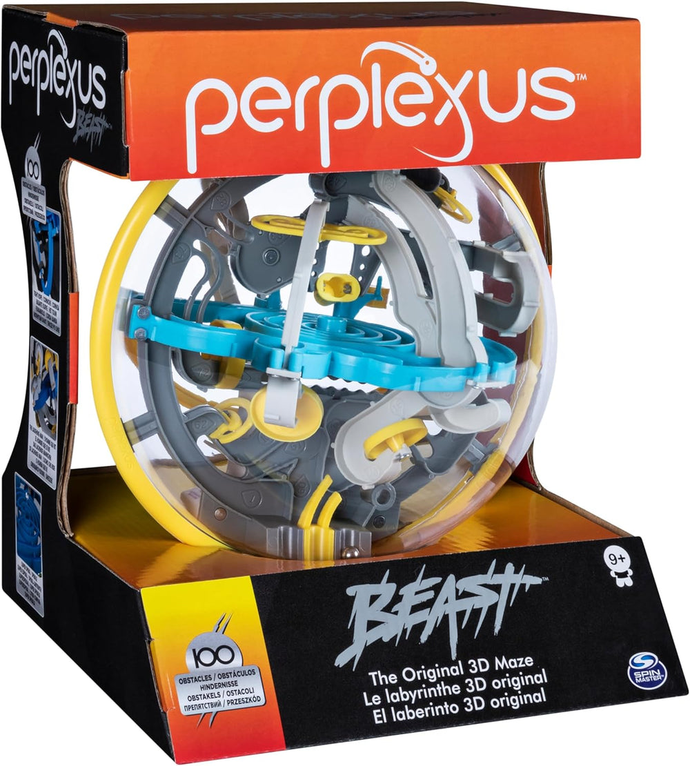 Spin Master Games – Perplexus Beast 3D-Kugellabyrinth mit 100 Hindernissen, Geduldsspiel für Kinder ab 9 Jahren und Erwachsene