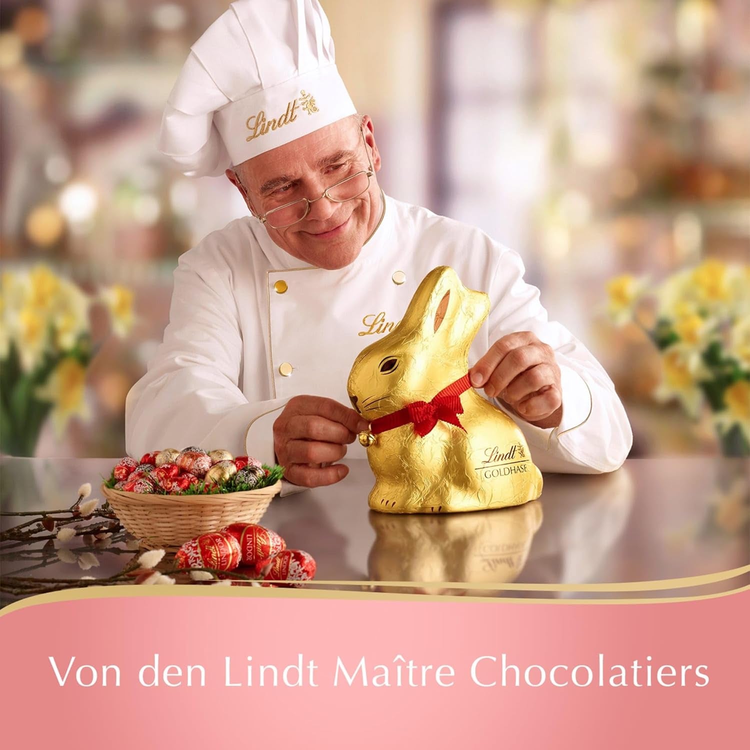 Mini Lindt Milchschokolade-Eier für Schokoladendekorationen | 2 Beutel x 180g | Premium-Eier aus Vollmilchschokolade, fröhlich und bunt verpackt in vier Farben zu Ostern | Osterschokolade | Schokoladengeschenk