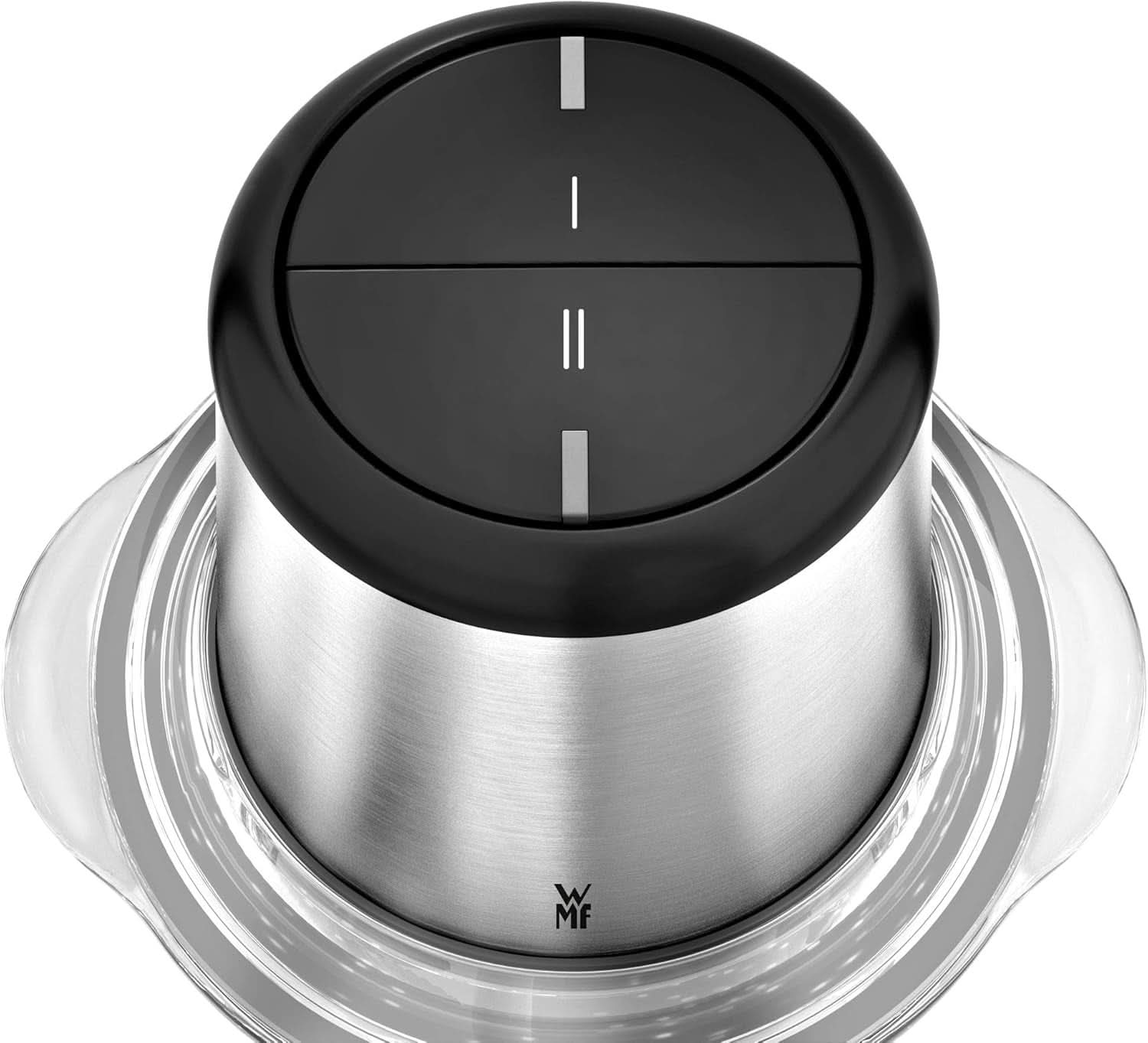 WMF Kult X Edition Zerkleinerer Elektrisch Mit Glasbehälter, Blitzhacker 320 W, 2 Geschwindigkeitsstufen, Großer Mixbehälter, Cromargan Matt Bucatarie Naty Shop