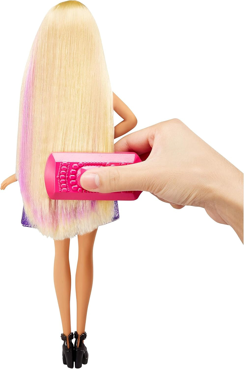 Mattel Barbie DWK49 Wellen und Lockenspaß Spielset, Mehrfarbig