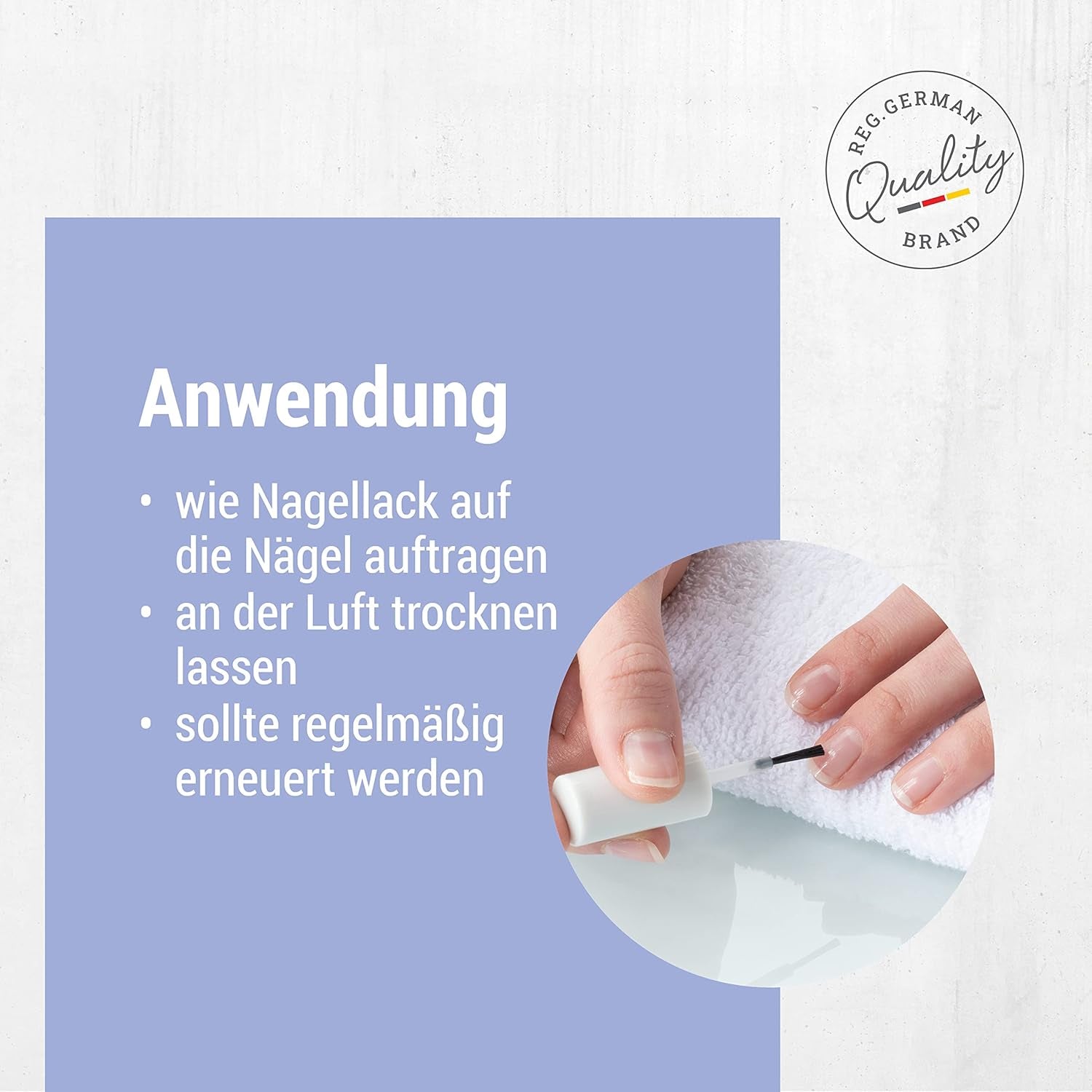 TITANIA Anti-Rötungs-Nagellack (10 ml) • Nagelkauen-Nagellack • Nagelkauen-Prävention • Hand-Nagelkauen-Schutz • Hand-Nagelkauen-Prävention