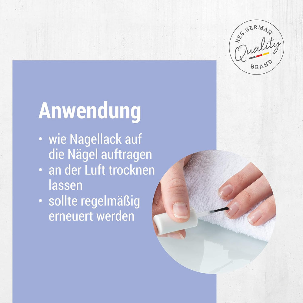 TITANIA Anti-Rötungs-Nagellack (10 ml) • Nagelkauen-Nagellack • Nagelkauen-Prävention • Hand-Nagelkauen-Schutz • Hand-Nagelkauen-Prävention