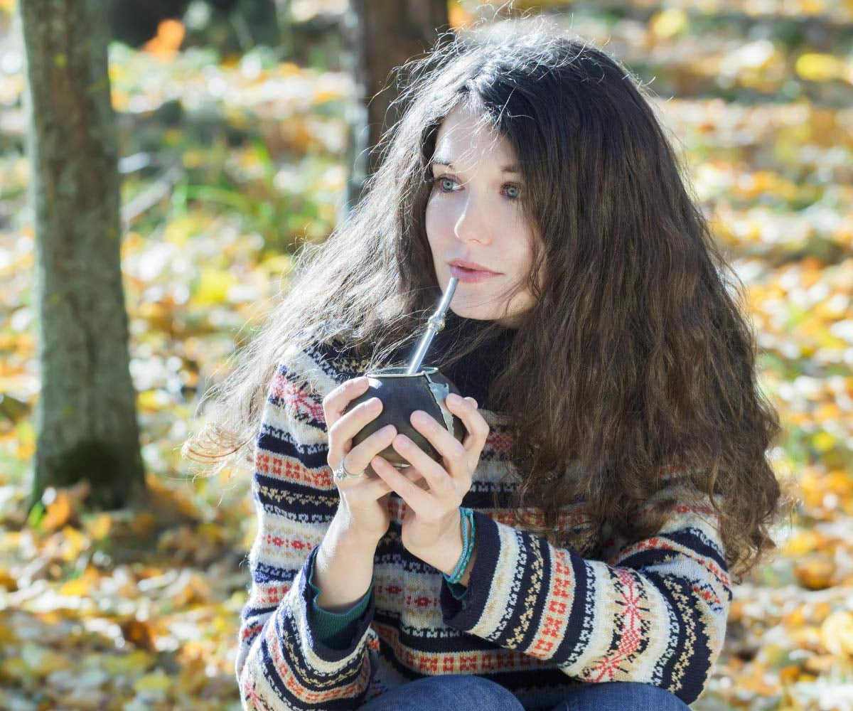 , Ceai Mate „Absint” 400 G Cu mentă, fructe de fenicul, iarbă de pelin | Ceai Mate brazilian de cea mai înaltă calitate, 1 bucată (pachet de 1)