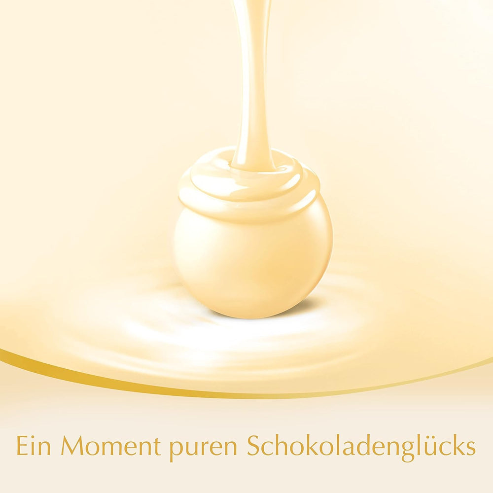 Lindt weiße Schokoladenkugeln LINDOR | 137g Beutel | Ca. 10 weiße Schokokugeln mit zartschmelzender Füllung | Geschenk aus Schokolade | Schokoladengeschenk