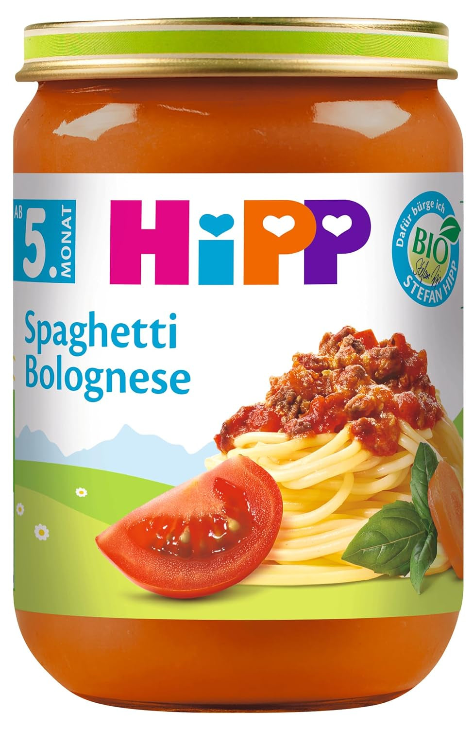 Hipp Spaghetti Bolognese, 6er Pack (6 x 190 g) – Bio