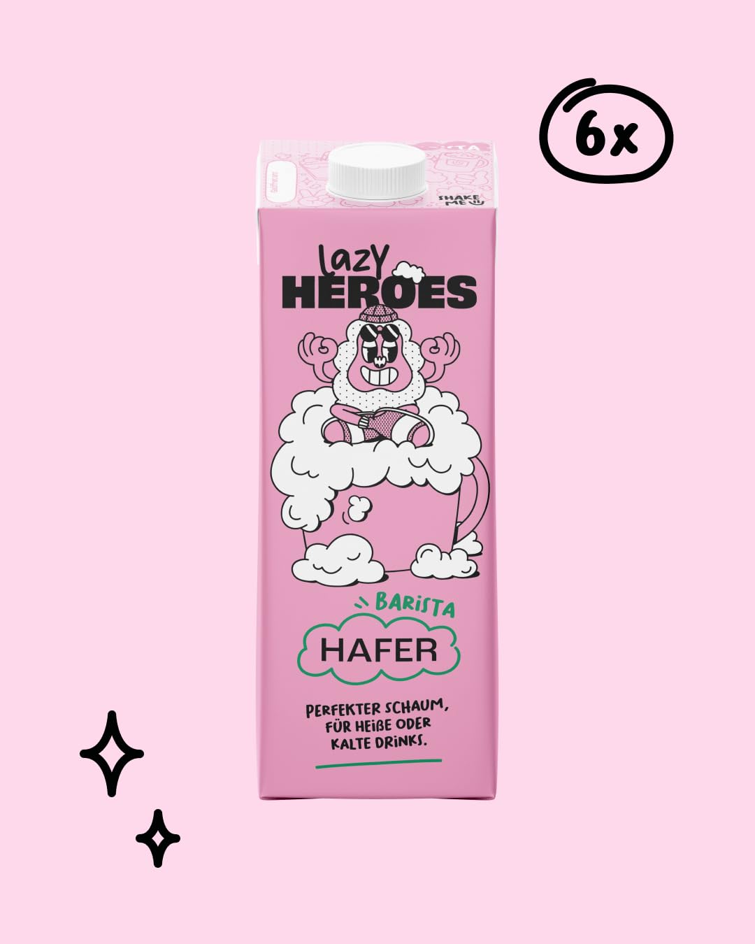 Lazy Heroes Hafer Barista Drink – Perfekter glutenfreier veganer Schaum