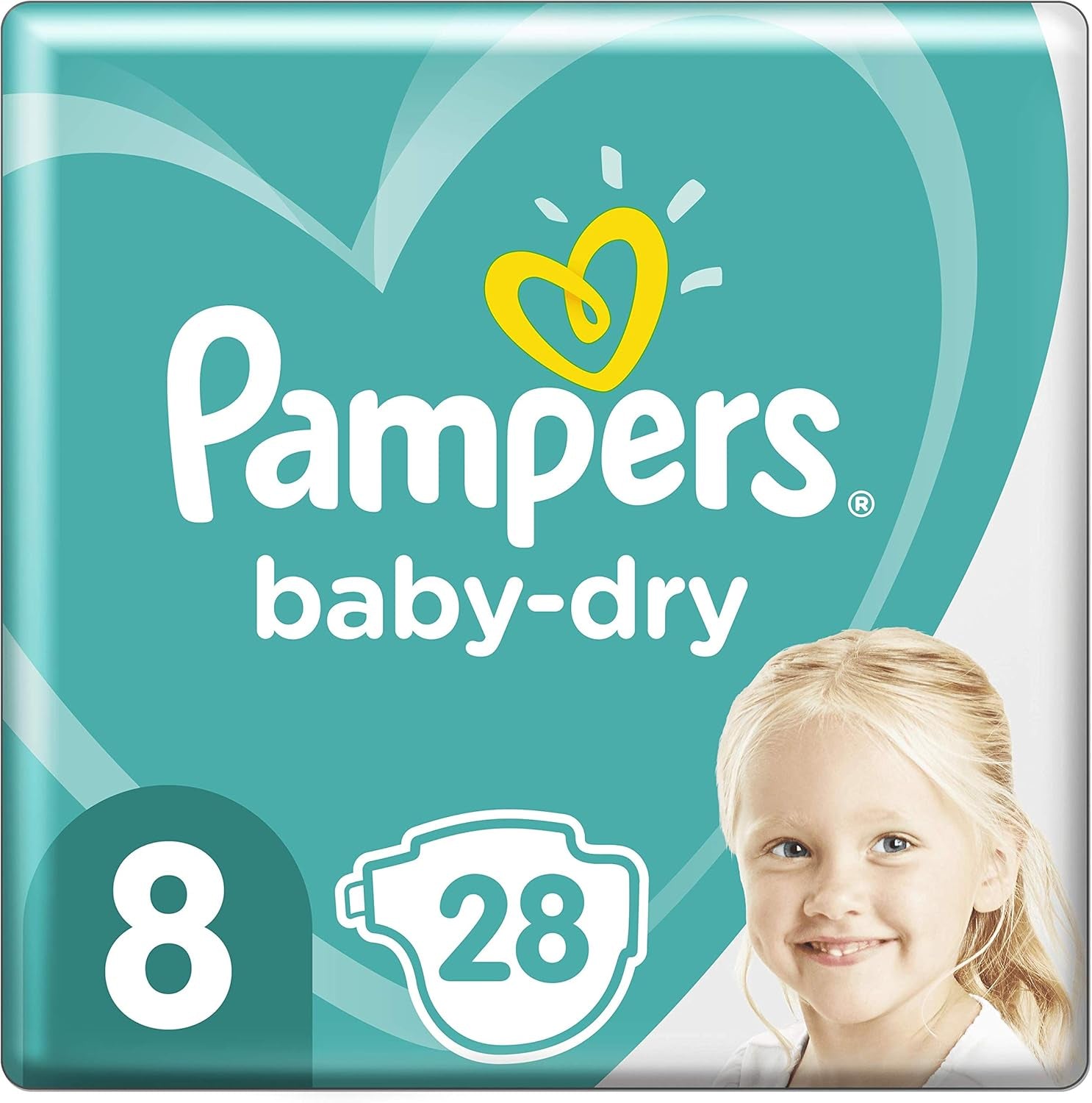 Windeln Pampers 81657566 Baby-Dry Pants, weiß