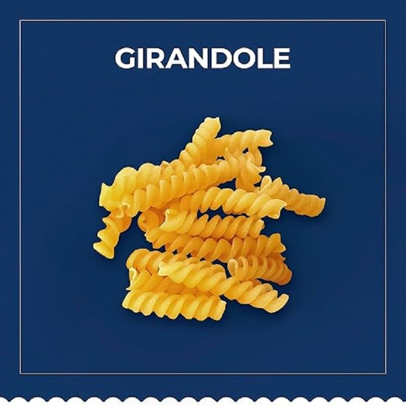 Pasta Barilla Classic Girandole Nr. 34, aus hochwertigem Hartweizen, immer al dente (1 x 500g)