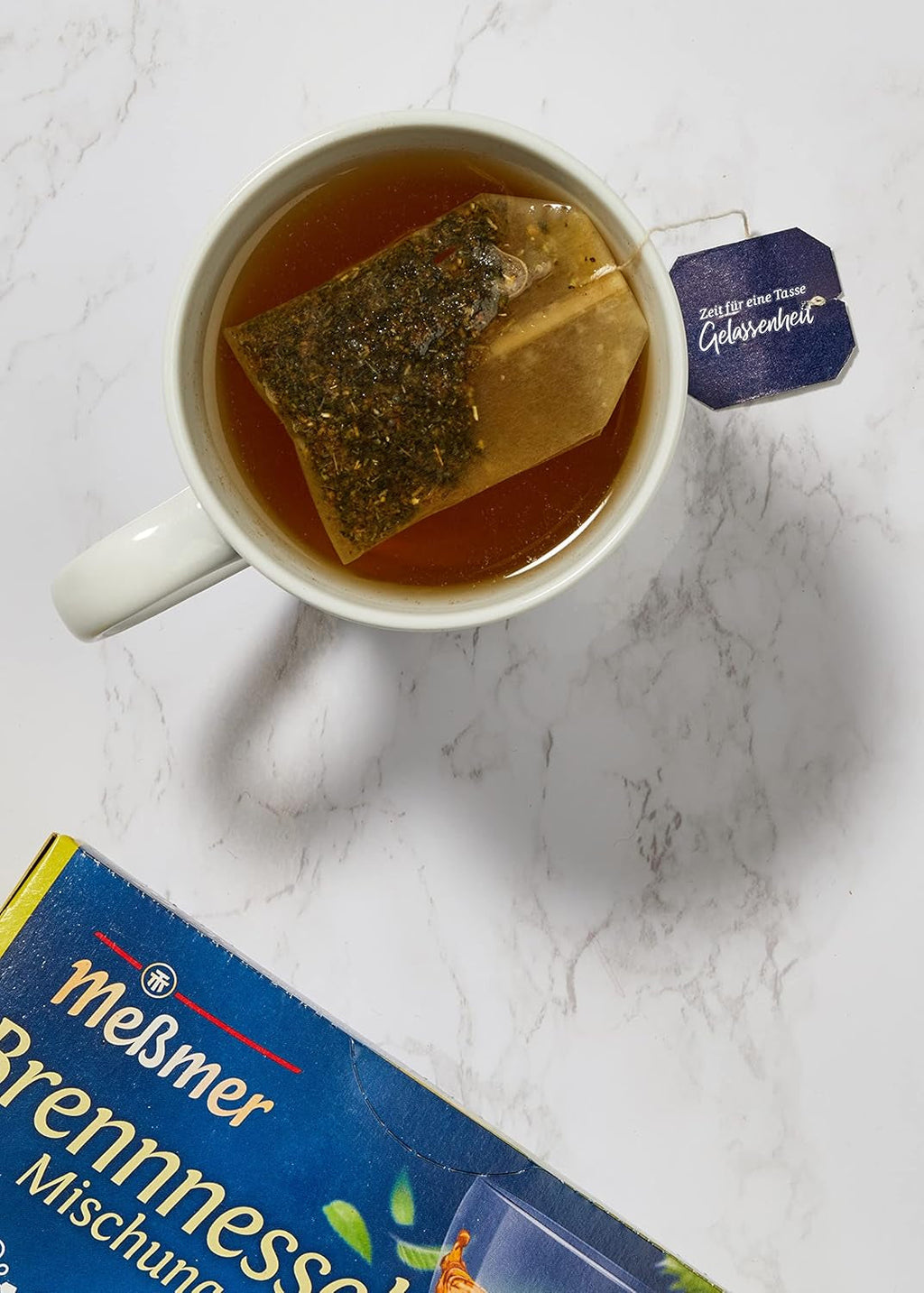 Meßmer Amestec de urzică | 25 | Pliculețe de ceai | Vegan | Fără gluten | Fără lactoză