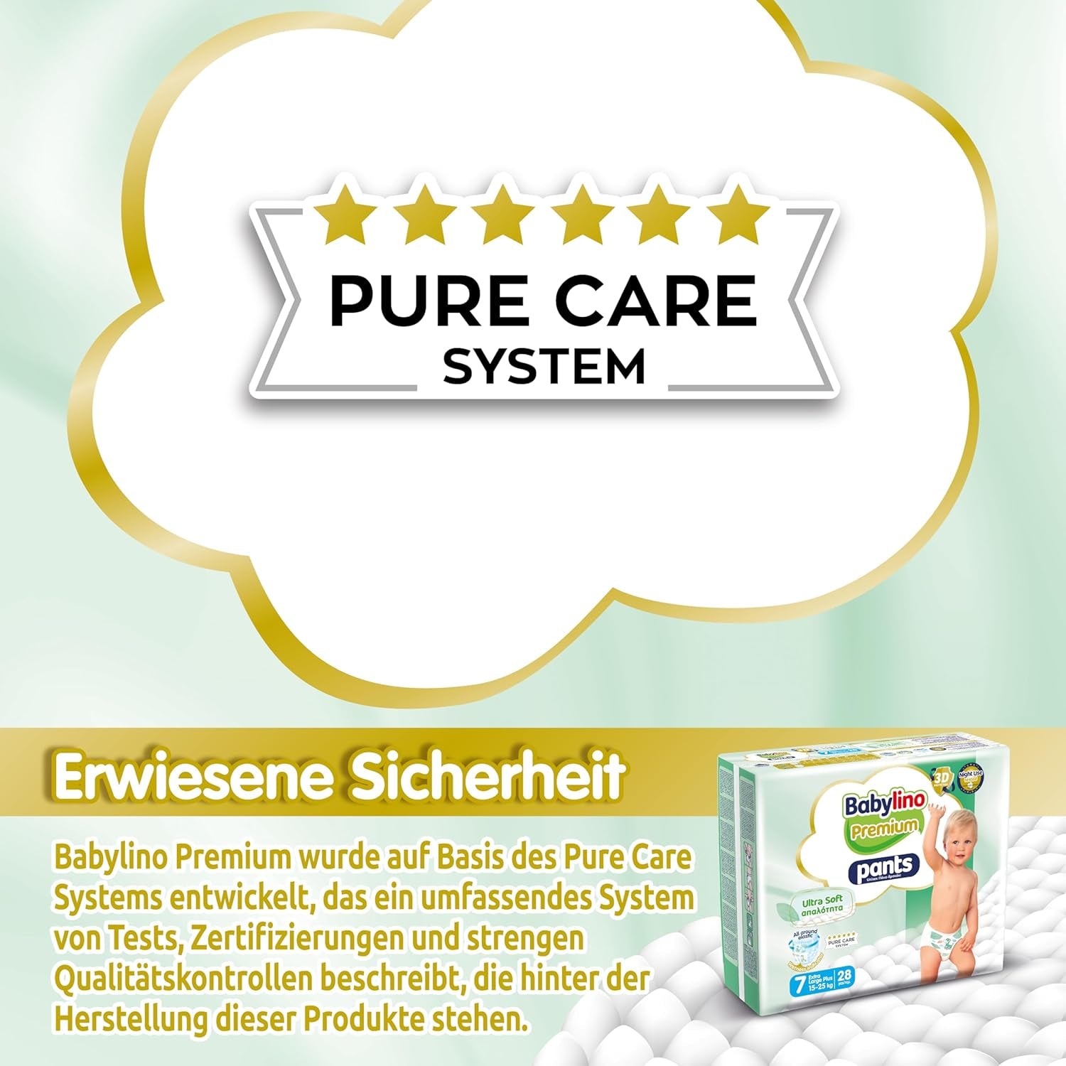 Premium-Hose, Größe 7, Ultra Soft Filter, XL Plus (15-25 kg), 28 Stück