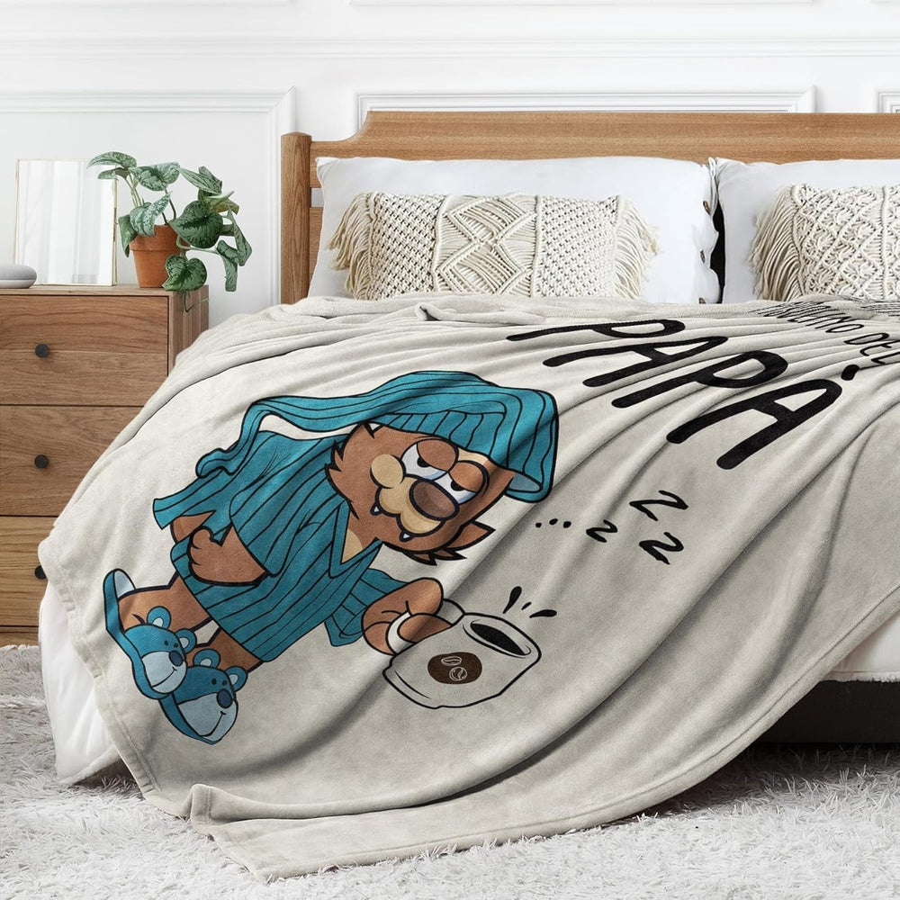 Musaecoin Papa-Geschenk, Papa-Geburtstagsgeschenk, Geschenkideen für Papa, Geschenke für Papa, 50–60-Zoll-Flanelldecke, Weihnachtsgeschenk für Papa, Vatertagsgeschenk. Betten und Decken Musaecoin