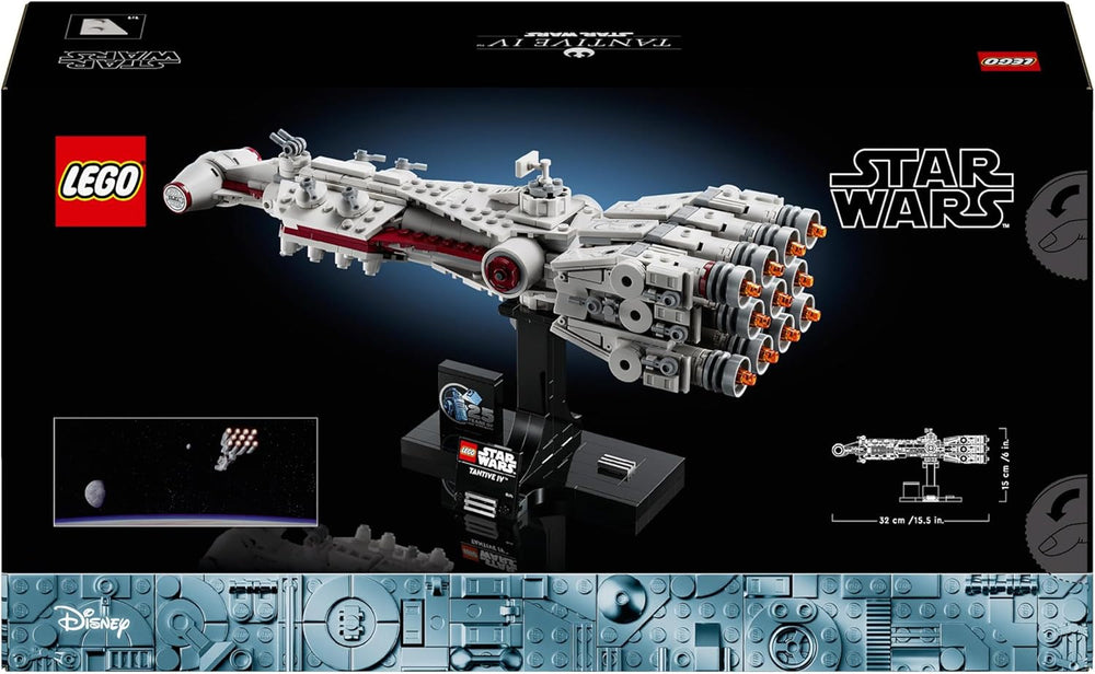 LEGO Star Wars: Tantive IV, model de navă stelară din Star Wars: O nouă speranță de construit și colecționat pentru adulți, Starfighter legendar, cadou minunat pentru fani 75376 Seturi de constructie Besuche den LEGO-Store