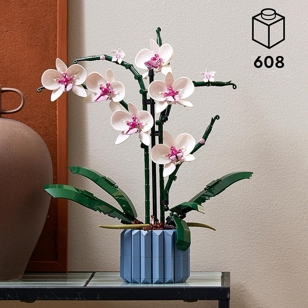 LEGO Botanicals Orchidee – Künstliches Pflanzenset mit weißen und rosa Blumen – Modellbausatz für Erwachsene – Home und Zimmer-Deko – Botanik Kollektion – Geschenke für Frauen und Männer 10311