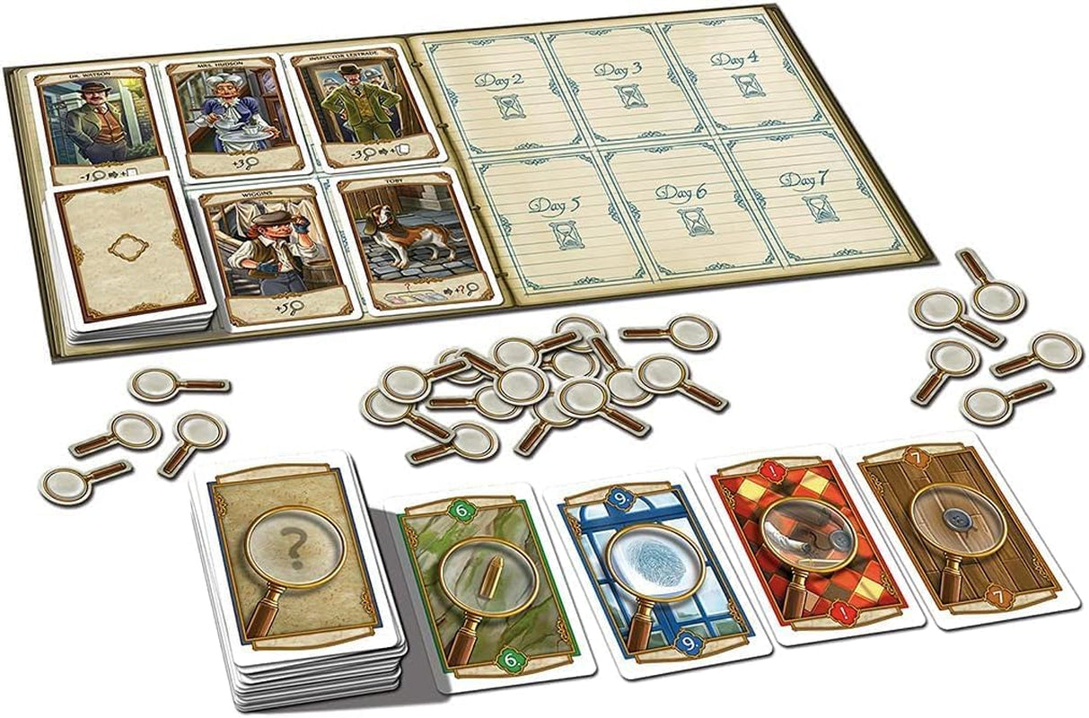 KOSMOS 692766 Holmes - Sherlock vs. Moriarty, Zwei-Personen-Spiel, Sherlock Holmes-Spiel, Brettspiel für genau 2 Spieler ab 10 Jahren, Strategiespiel