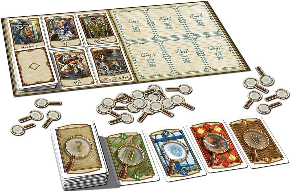 KOSMOS 692766 Holmes - Sherlock vs. Moriarty, Zwei-Personen-Spiel, Sherlock Holmes-Spiel, Brettspiel für genau 2 Spieler ab 10 Jahren, Strategiespiel