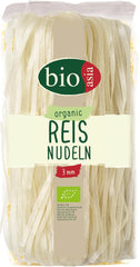 BIOASIA Bio-Reisnudeln, 100 % Bio-Reismehl, asiatische Nudeln, glutenfrei und vegan, 1 x 200 g